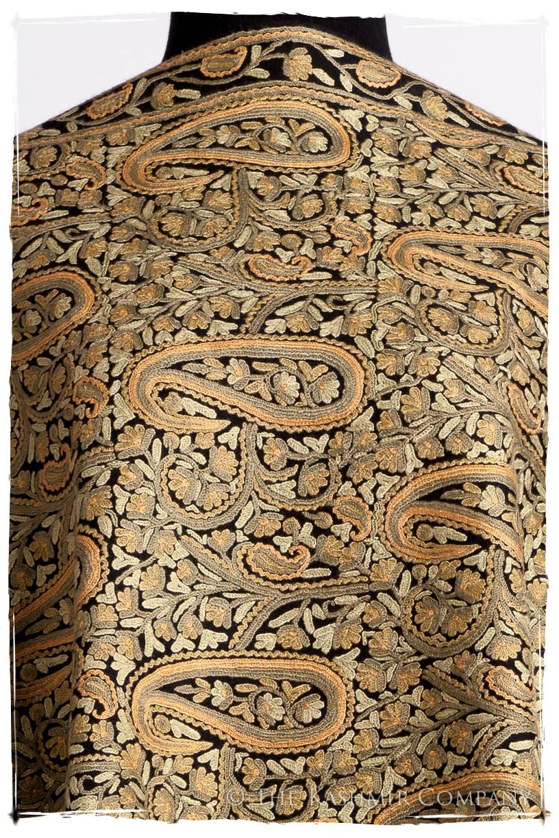 Oasis Moss Paisley Antiquaires Shawl