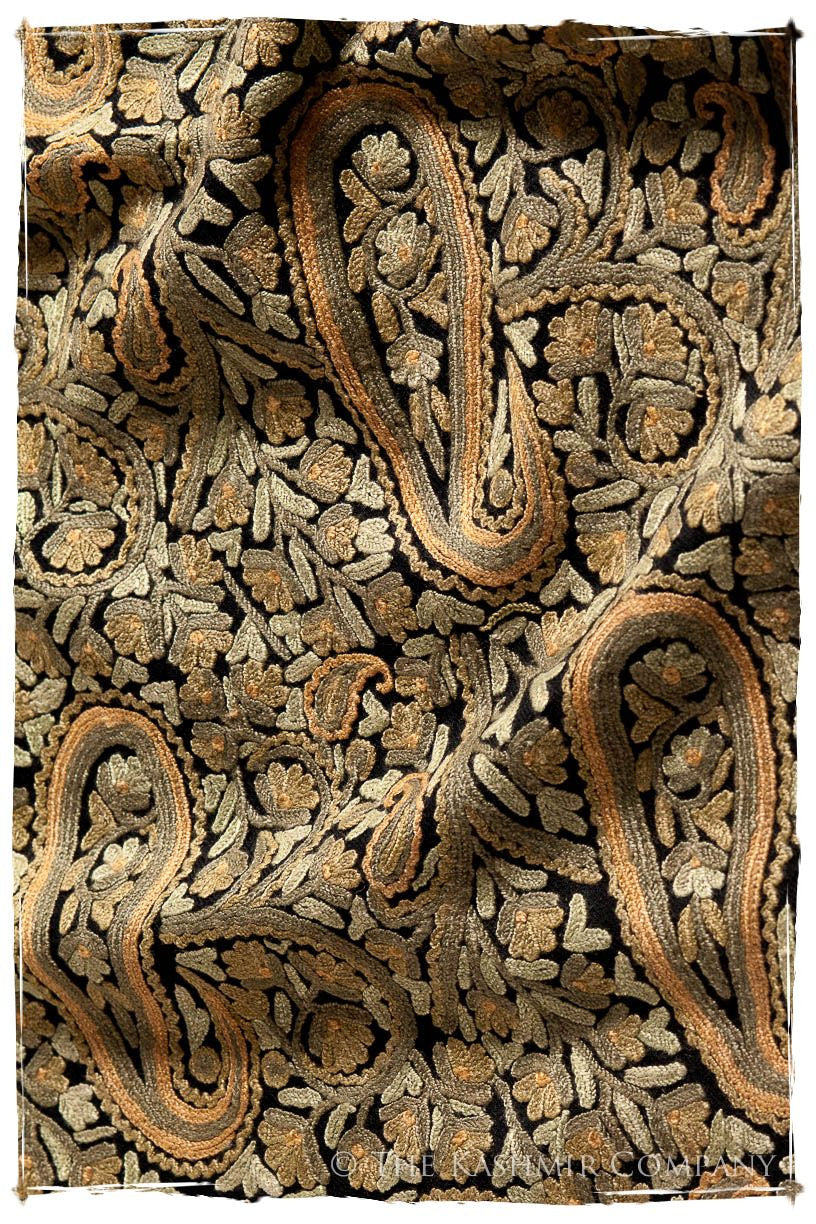 Oasis Moss Paisley Antiquaires Shawl