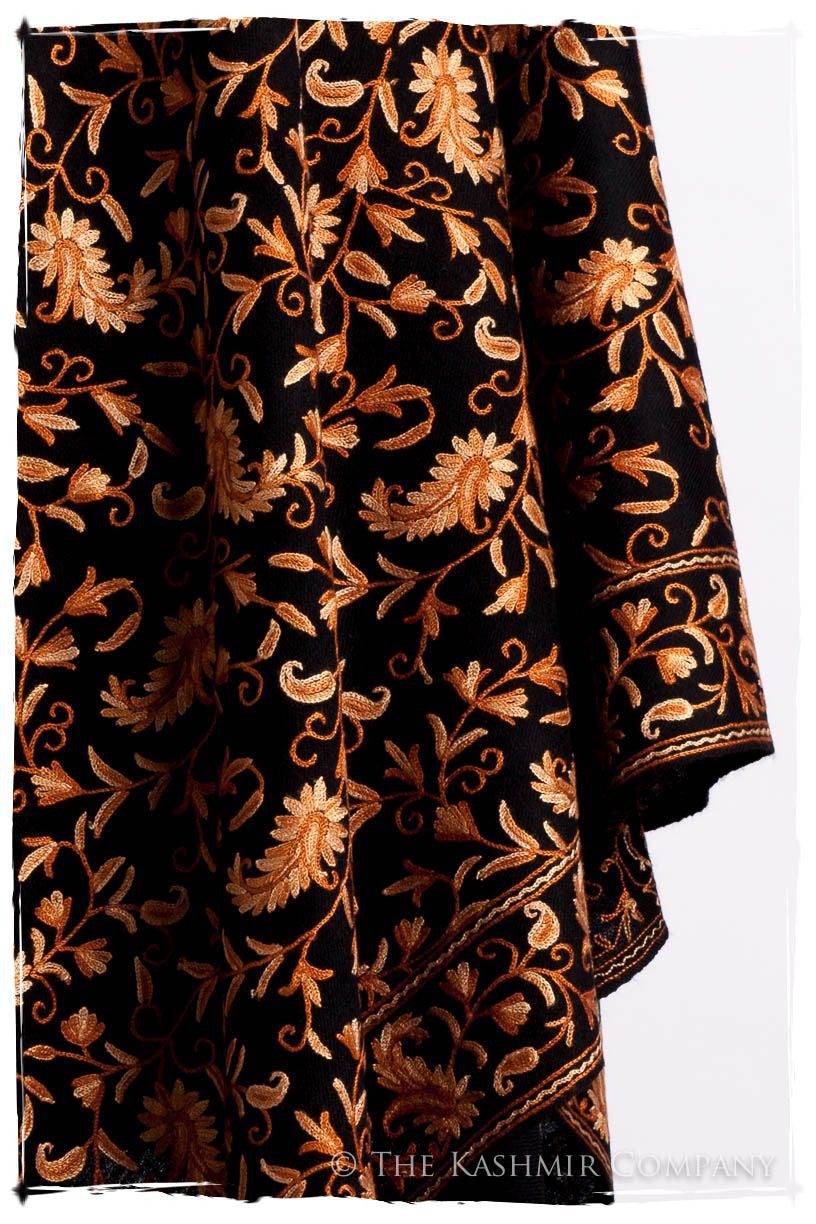 Nuances de Brun Paisley Secret Garden Shawl