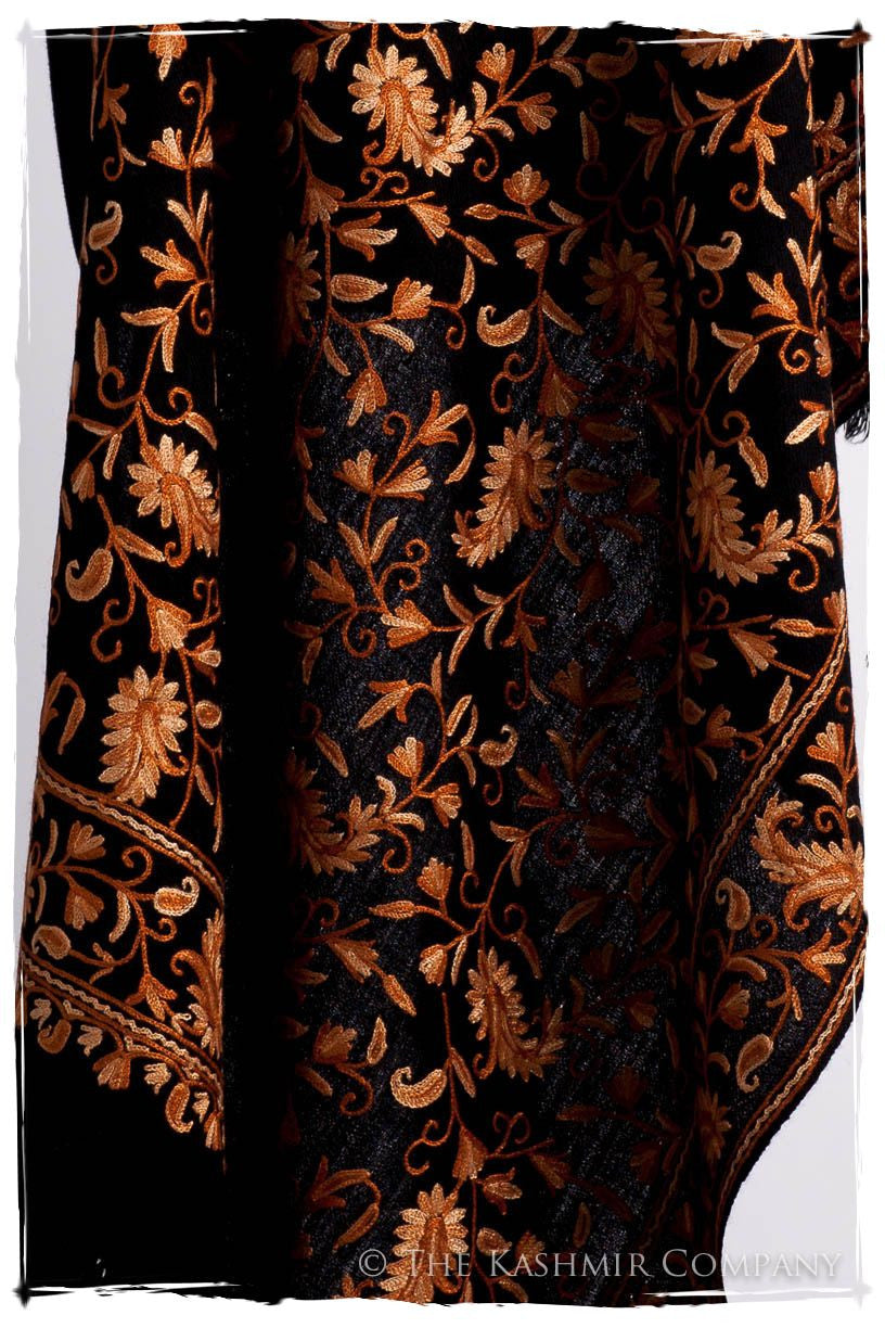 Nuances de Brun Paisley Secret Garden Shawl