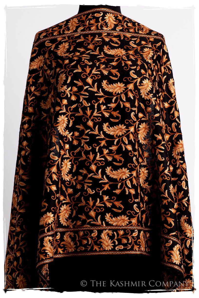 Nuances de Brun Paisley Secret Garden Shawl