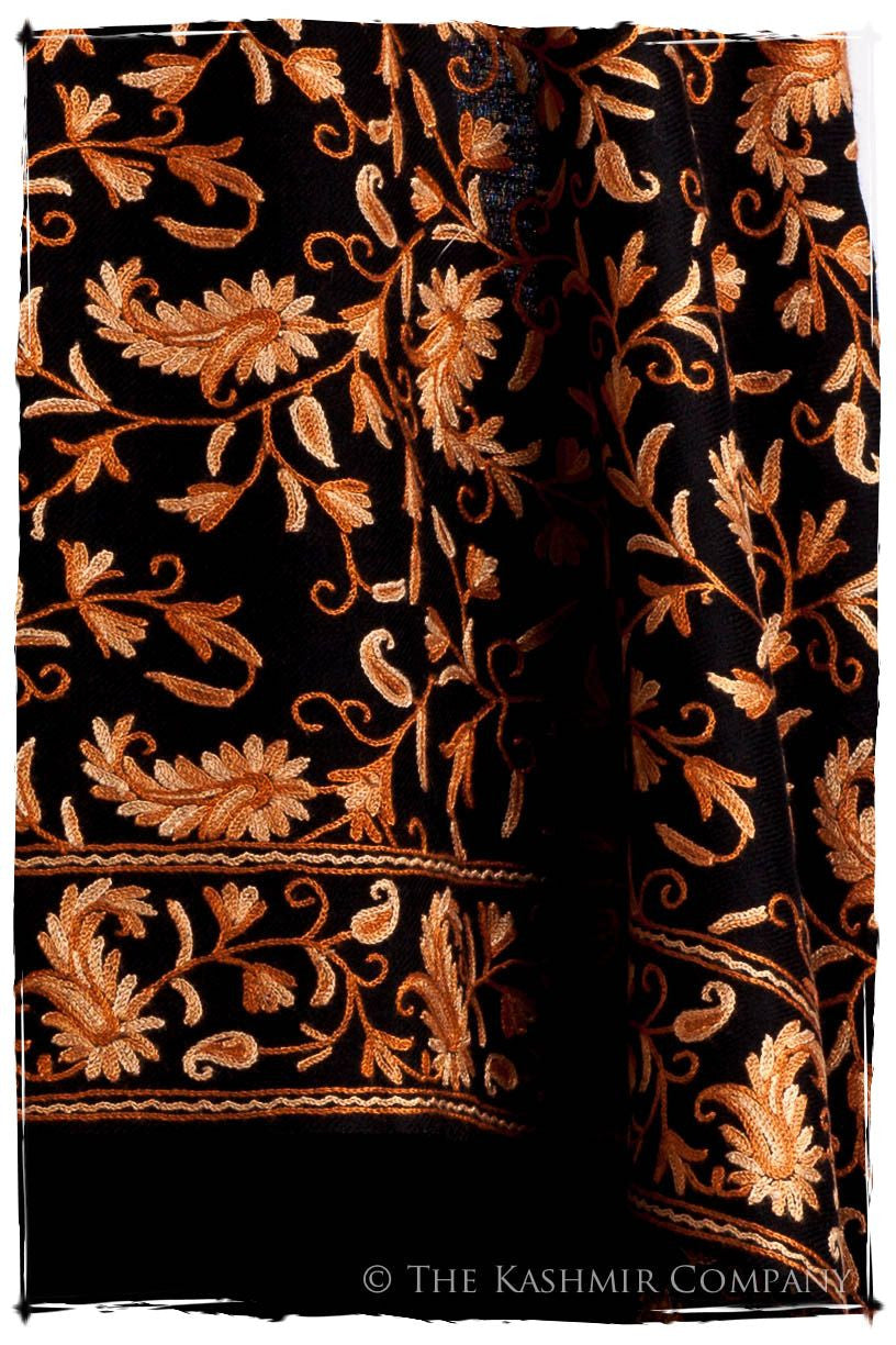Nuances de Brun Paisley Secret Garden Shawl