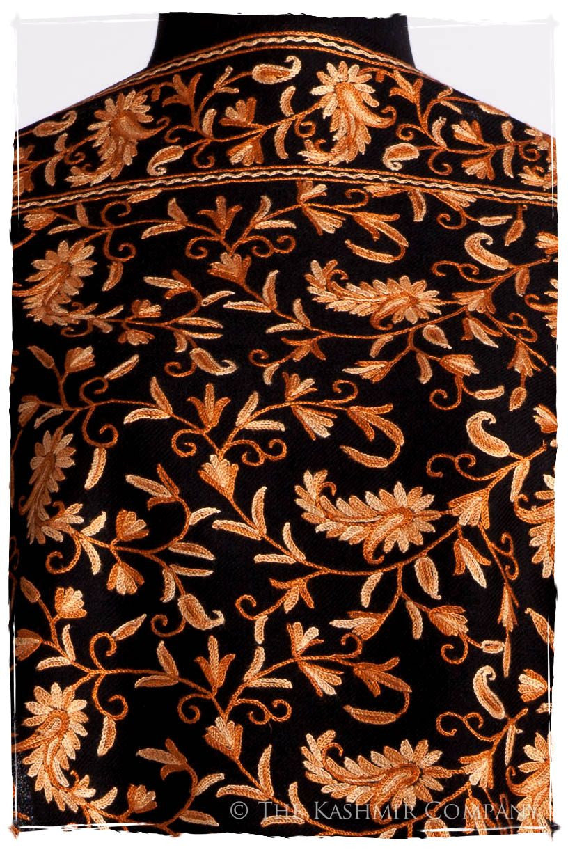 Nuances de Brun Paisley Secret Garden Shawl