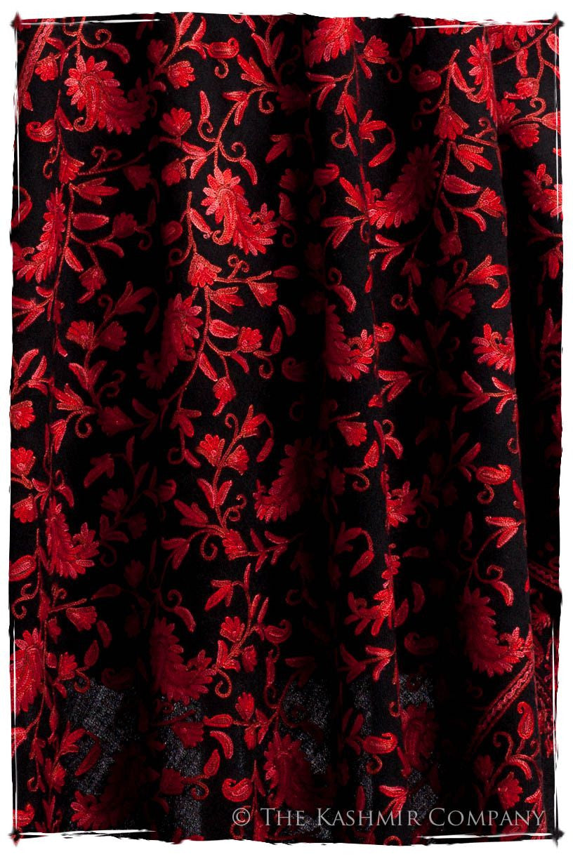 Nuances de Cayenne Paisley Secret Garden Shawl
