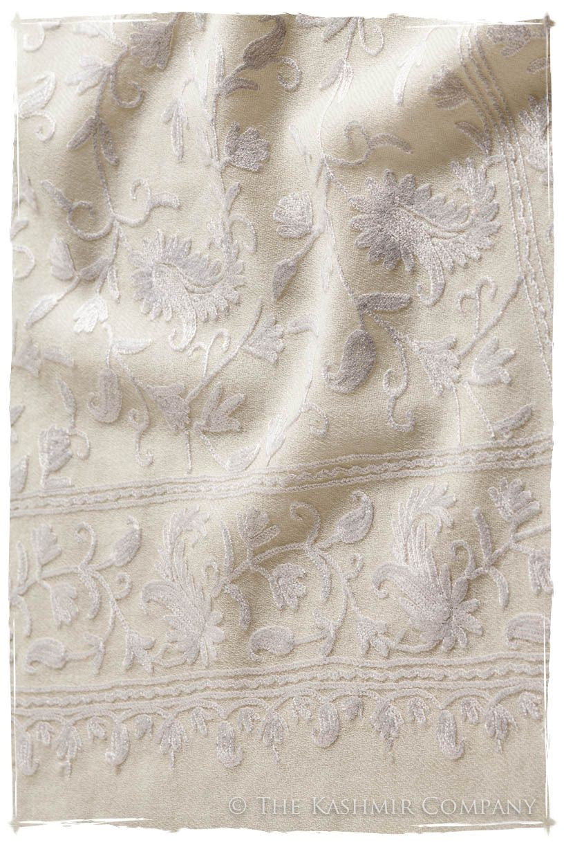Blanc de Ivoire Paisley Secret Garden Shawl