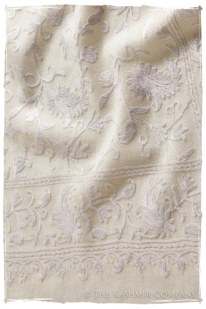 Blanc de Ivoire Paisley Secret Garden Shawl