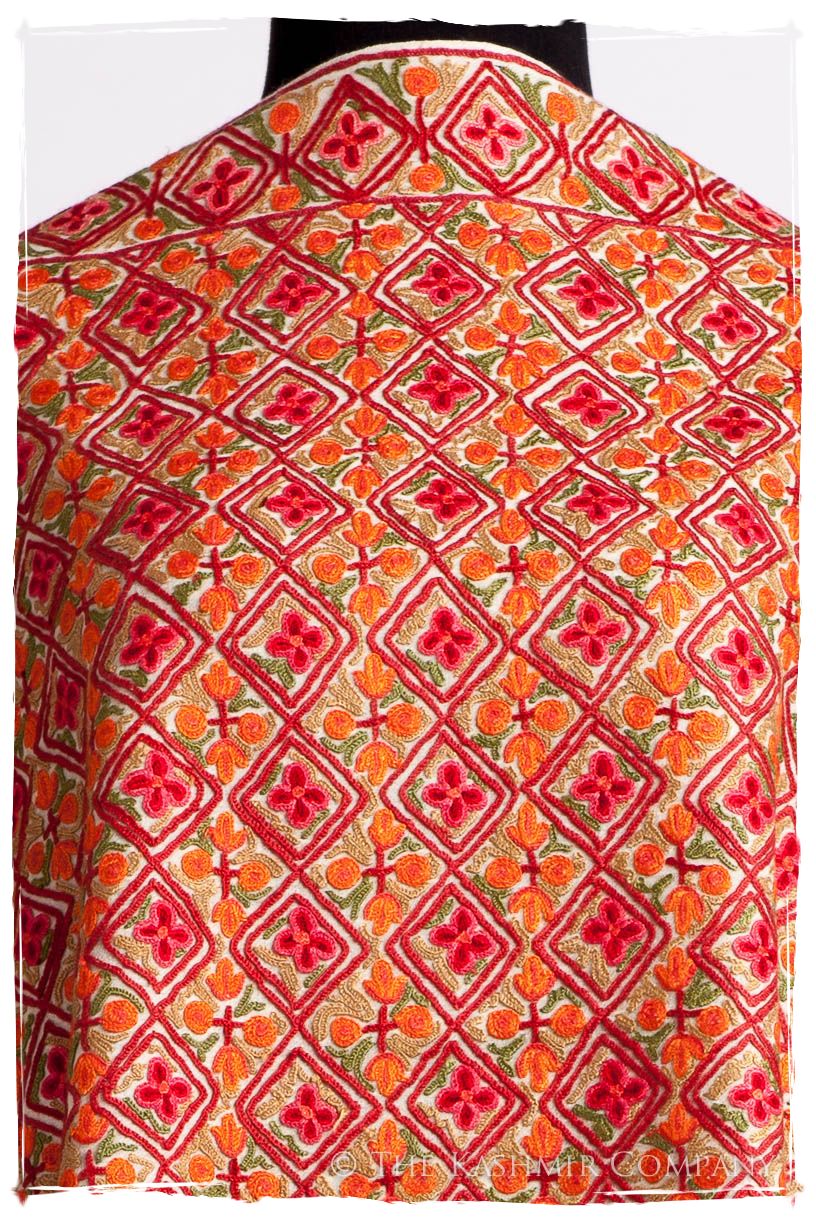 Mosaïque de Rose Français Antiquaires Shawl