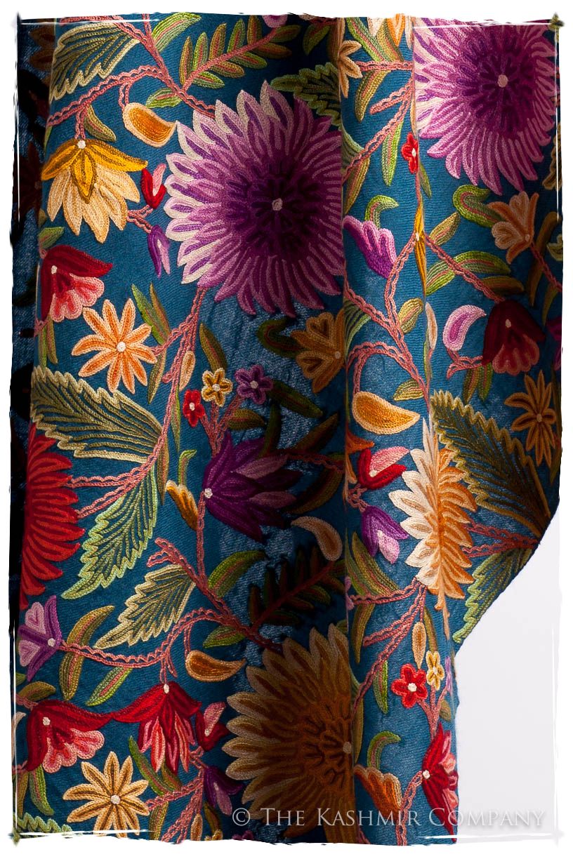 Fleur du Soleil Océan Bleu Renoirs Dream Shawl