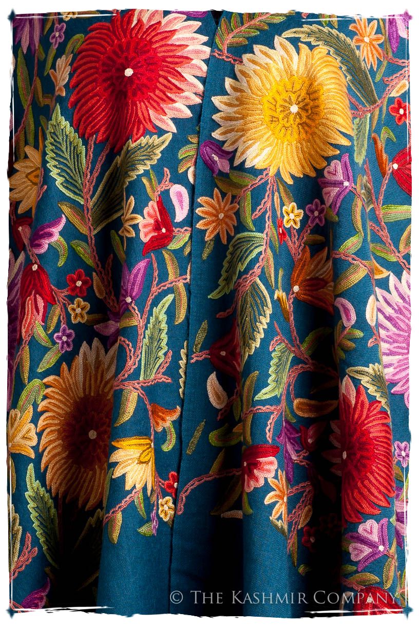 Fleur du Soleil Océan Bleu Renoirs Dream Shawl