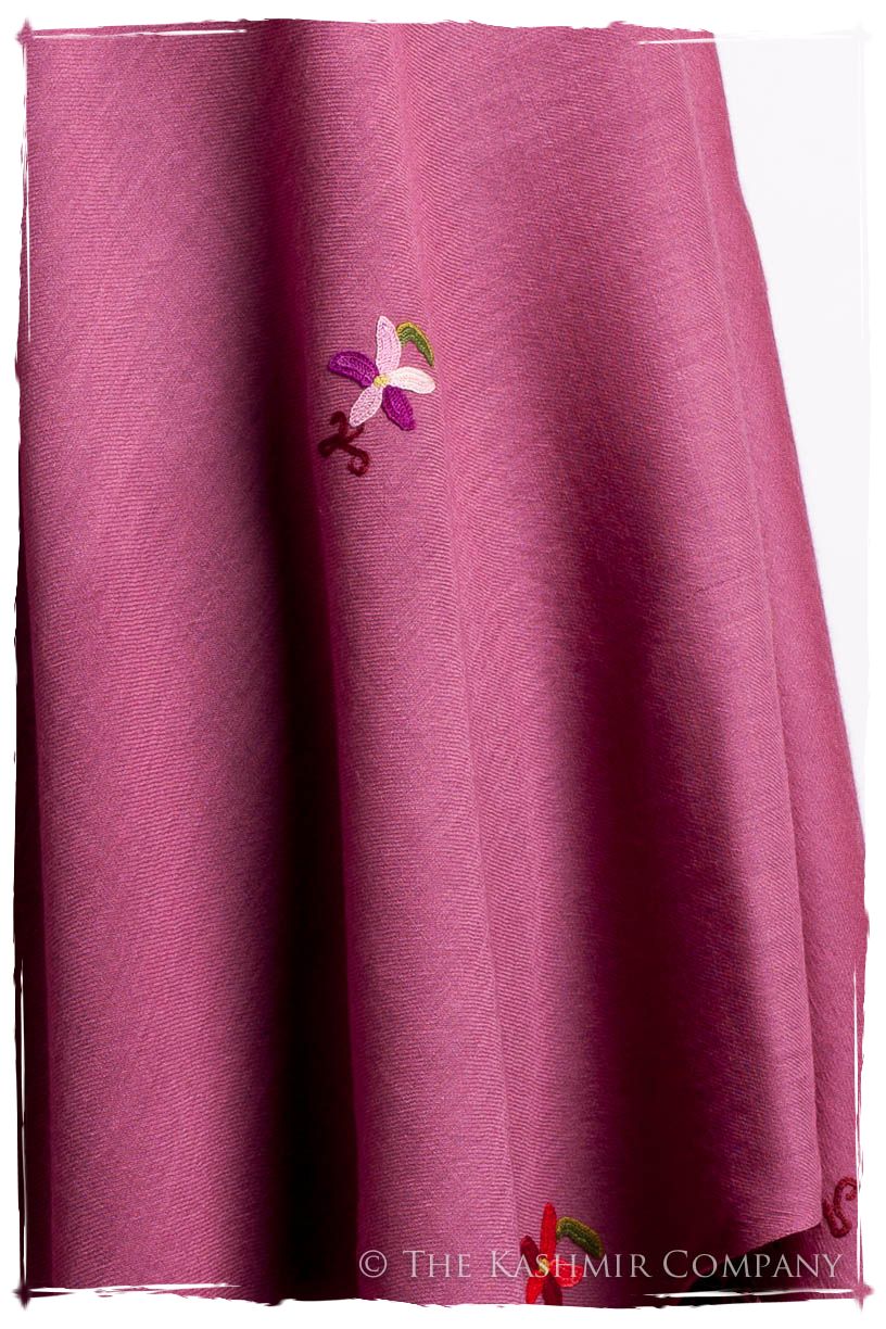 Je Ne Sais Quoi Français Orchid Shawl