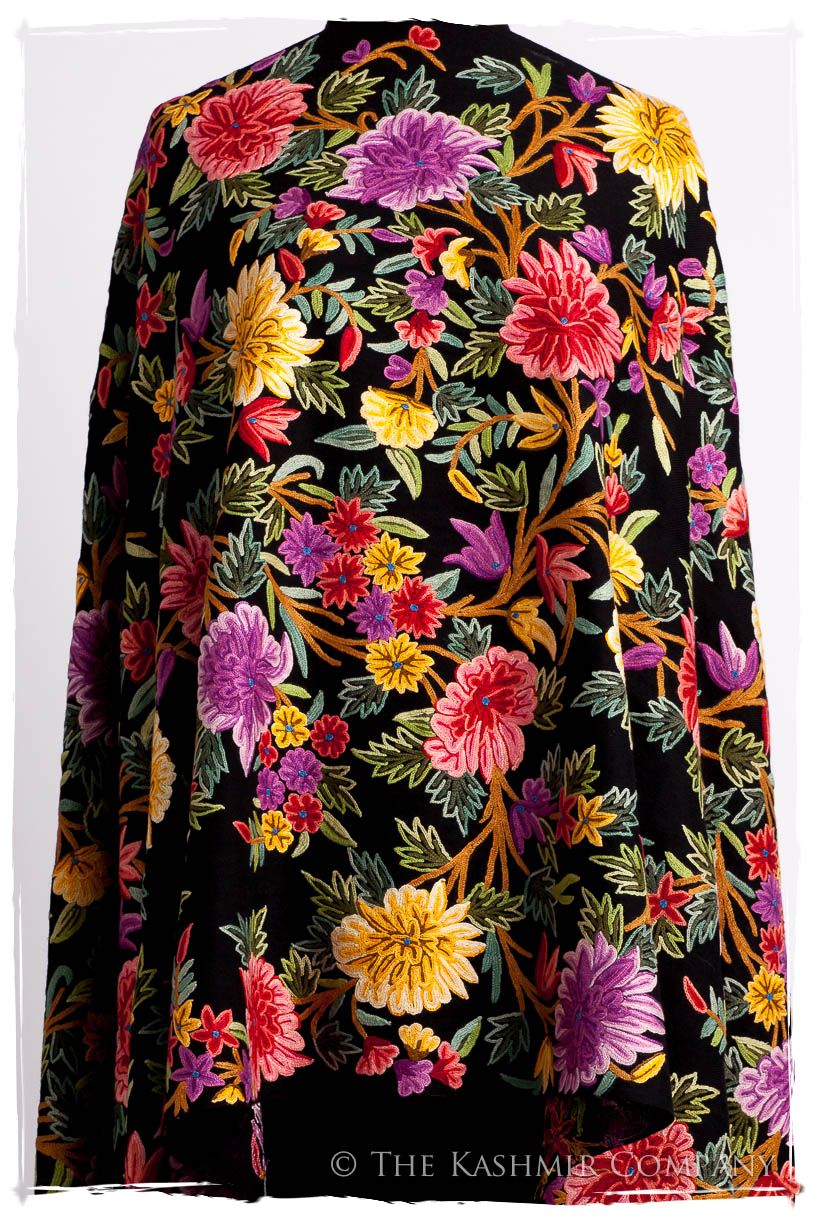 Fleur du Dahlia Doux Noir Renoirs Dream Shawl