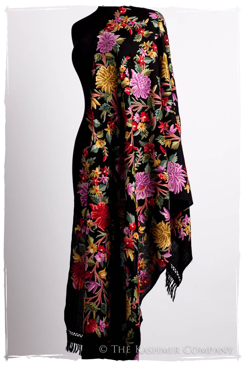 Fleur du Dahlia Miel d'or Renoirs Dream Shawl