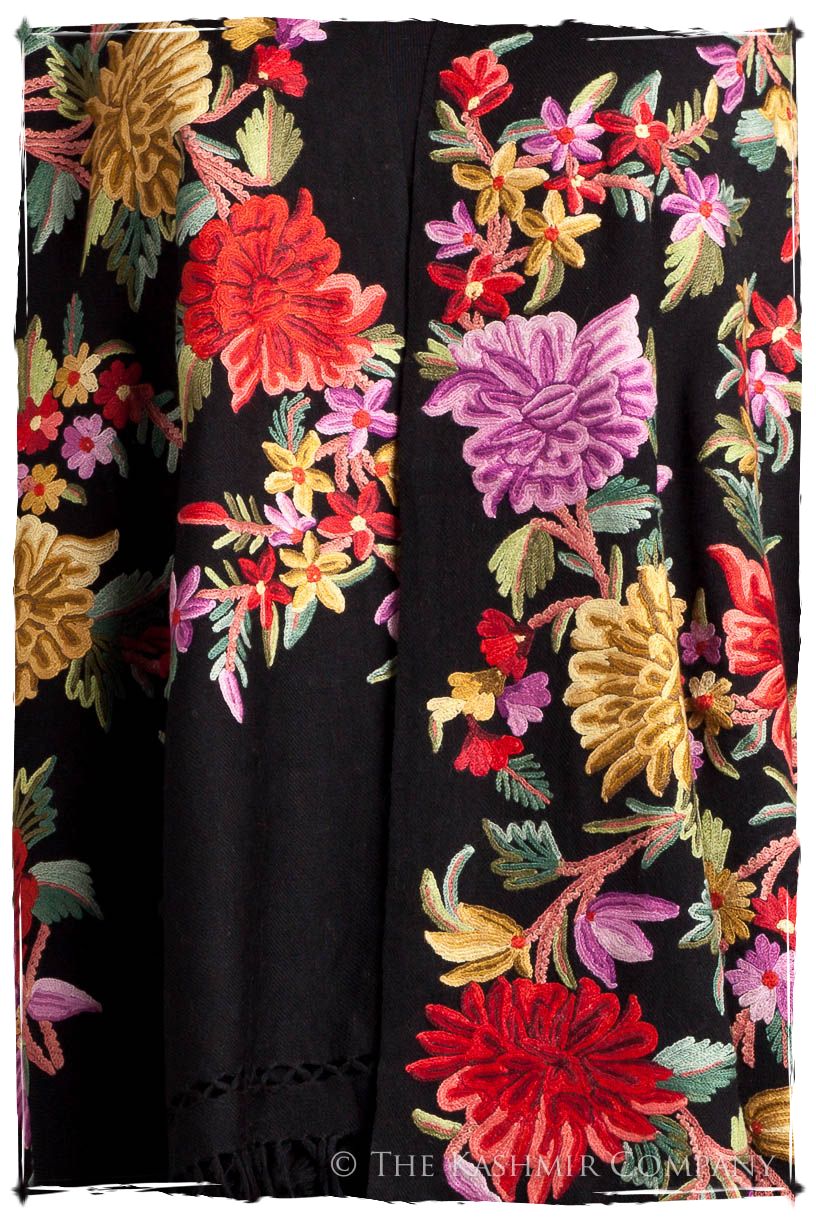 Fleur du Dahlia Miel d'or Renoirs Dream Shawl
