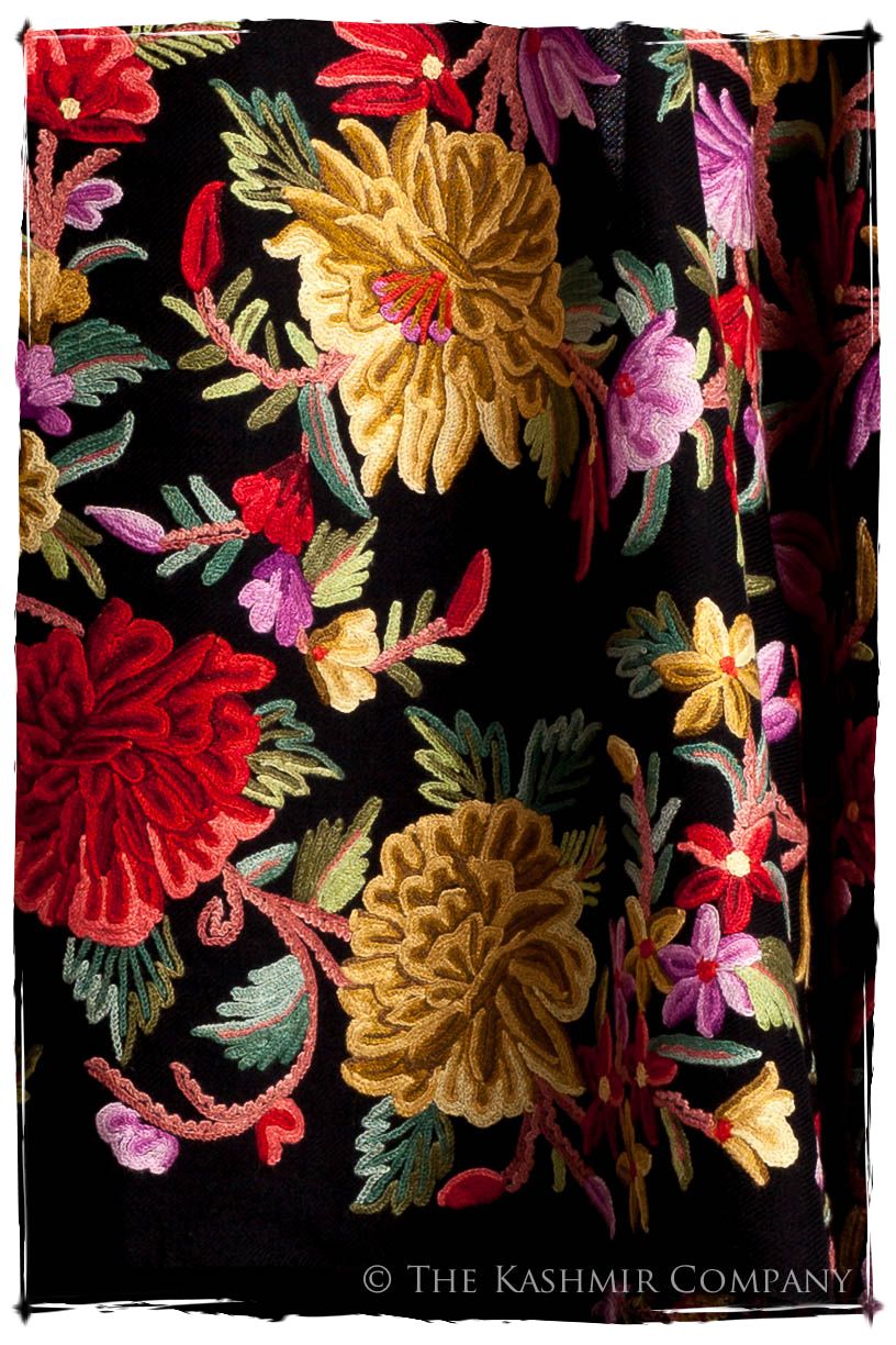 Fleur du Dahlia Miel d'or Renoirs Dream Shawl