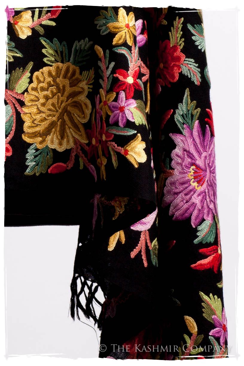 Fleur du Dahlia Miel d'or Renoirs Dream Shawl