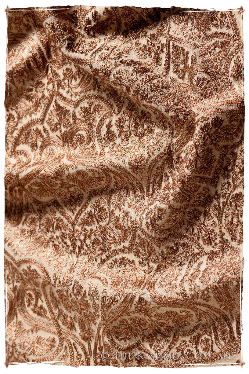 The Célébration Fabuleuse Gold Mughal Shawl