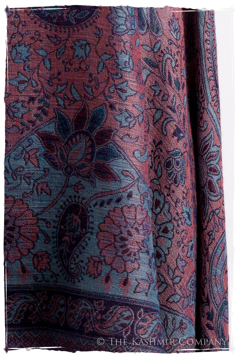 Étoile Saphir Mughal Paisley Reversible Soft Cashmere Scarf/Shawl