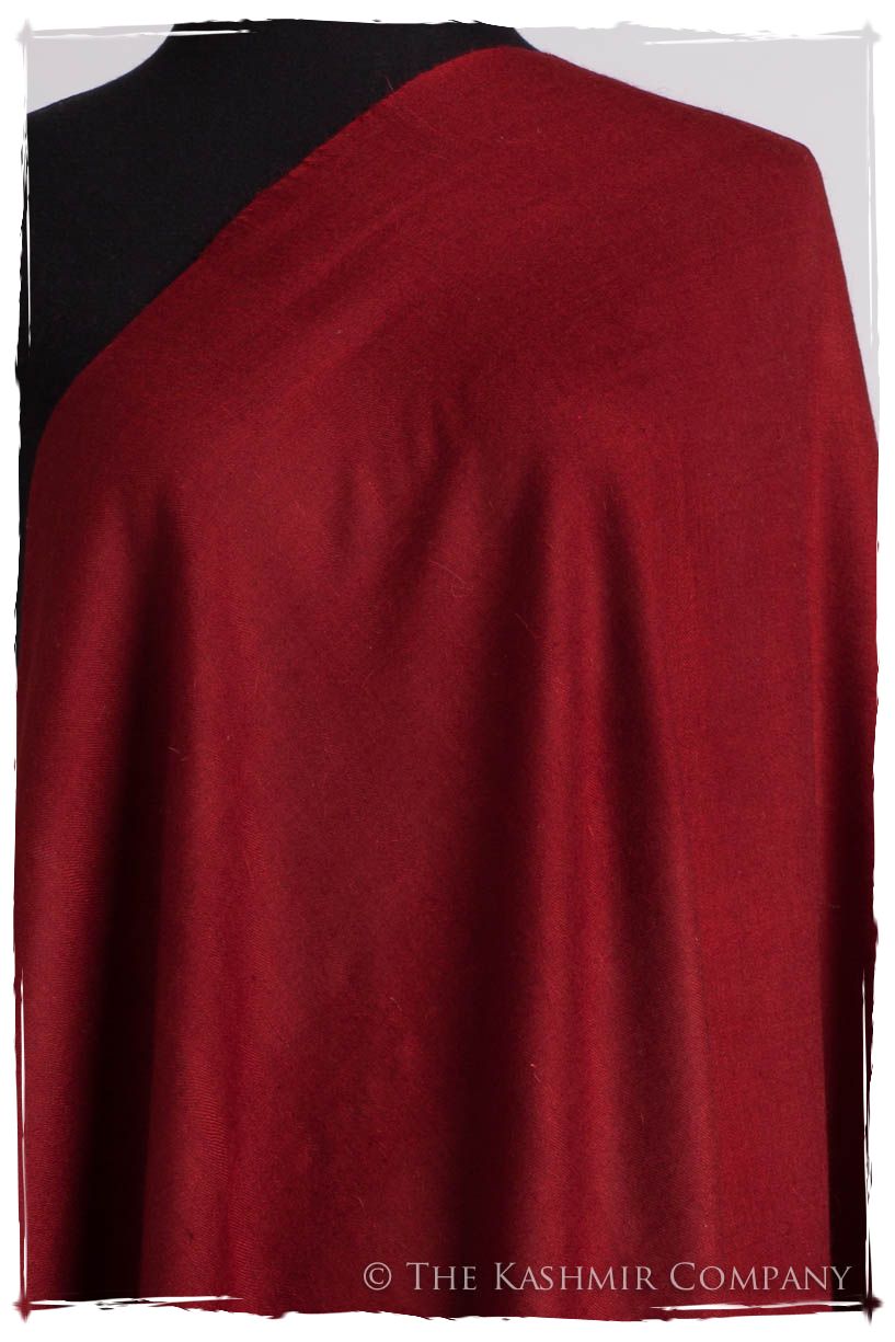 Rio Garnet - Le Luxe Simple - Grand Handloom Pashmina Shawl