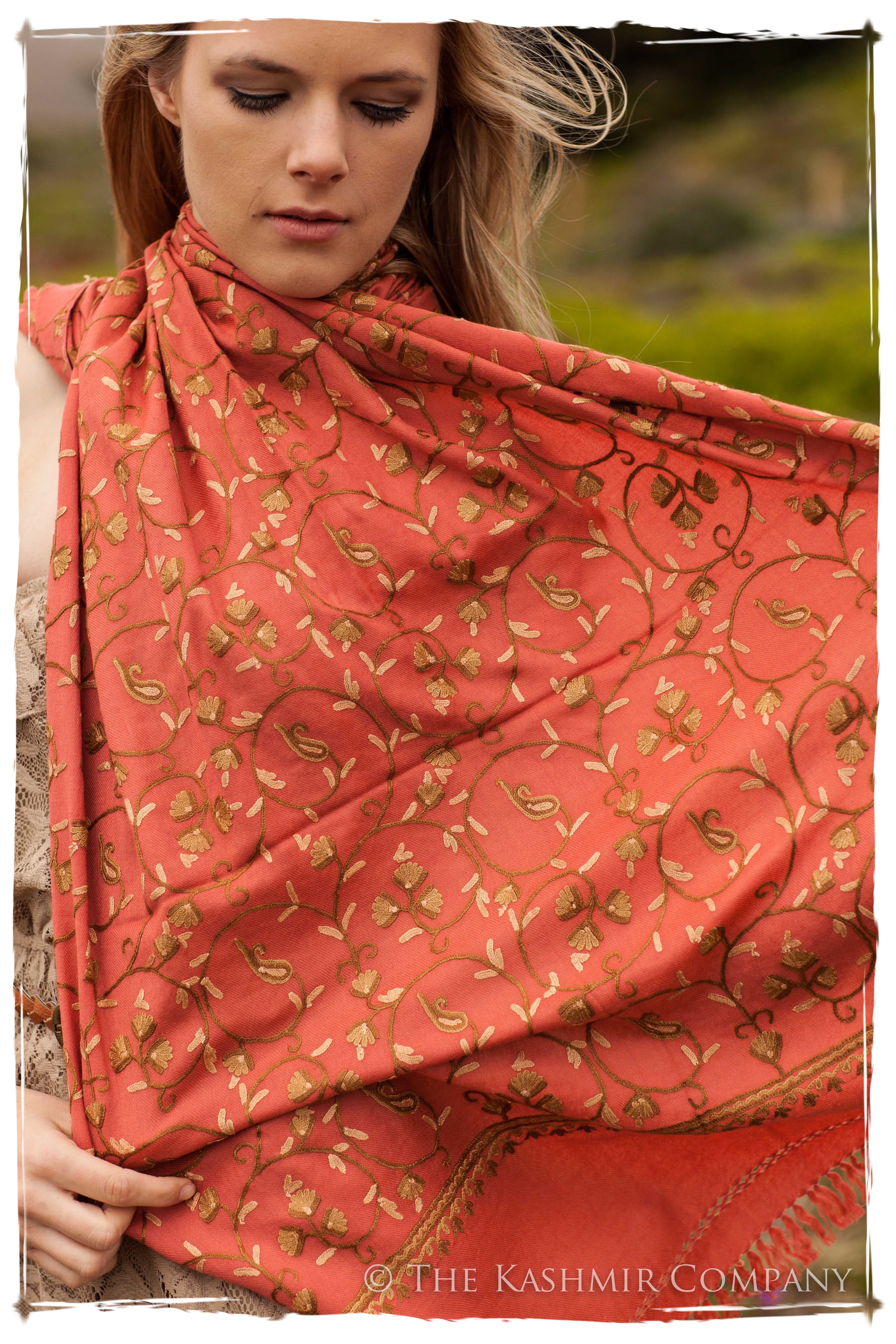 Rose de Porcelaine Secret Garden Shawl