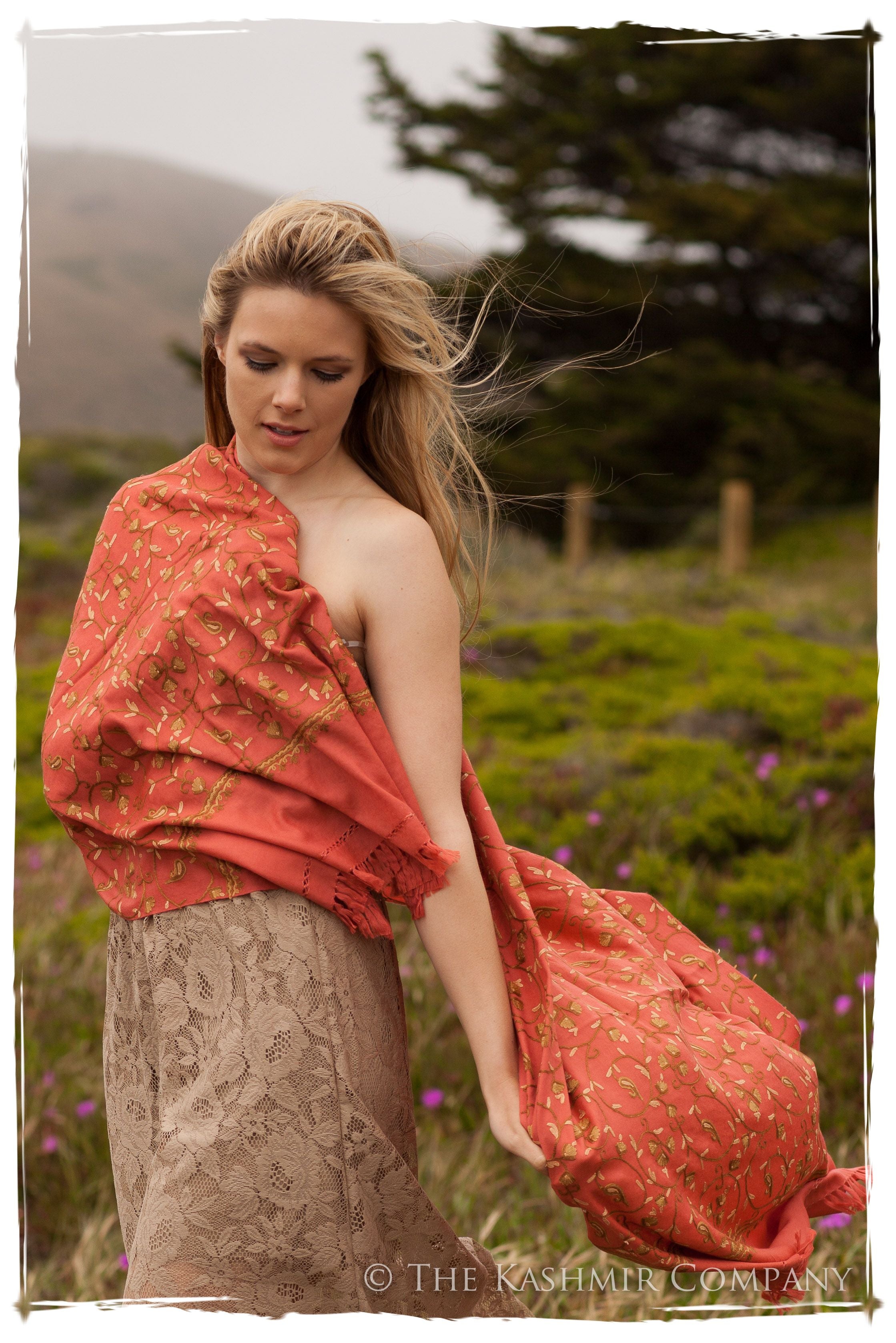 Rose de Porcelaine Secret Garden Shawl