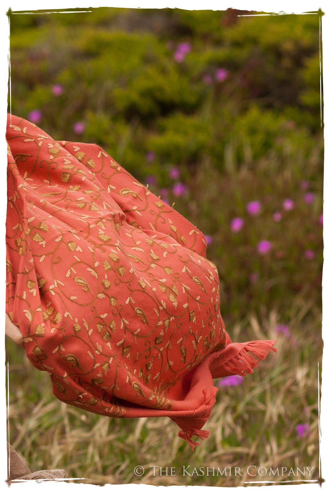 Rose de Porcelaine Secret Garden Shawl