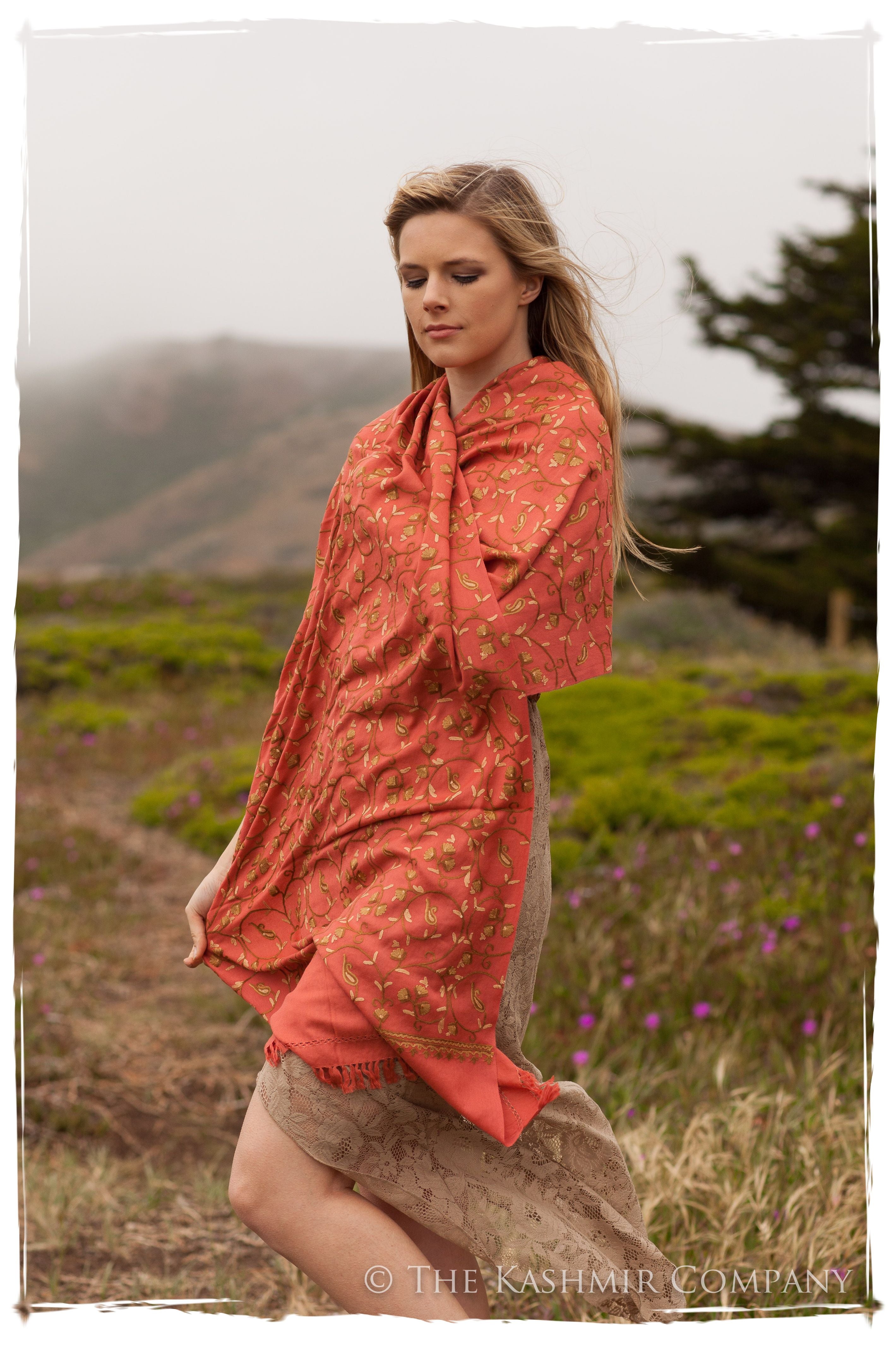 Rose de Porcelaine Secret Garden Shawl