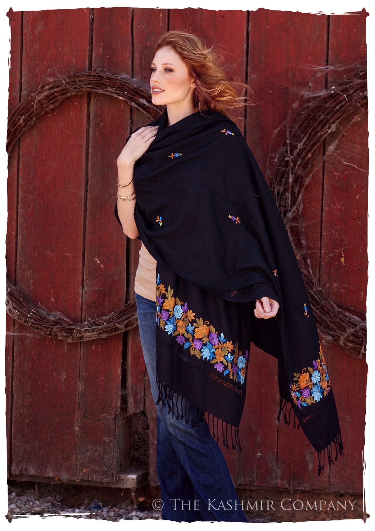 Magdalena Frontières Jardin Gift Shawl — lifestyle