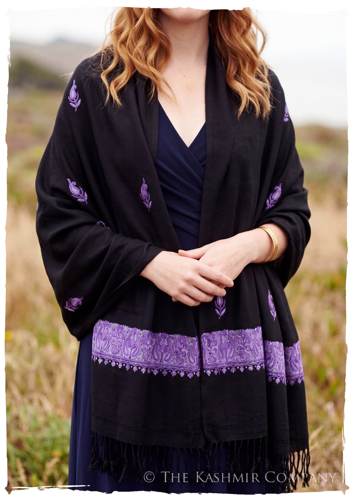 Adriana Frontières Paisley Gift Shawl — lifestyle