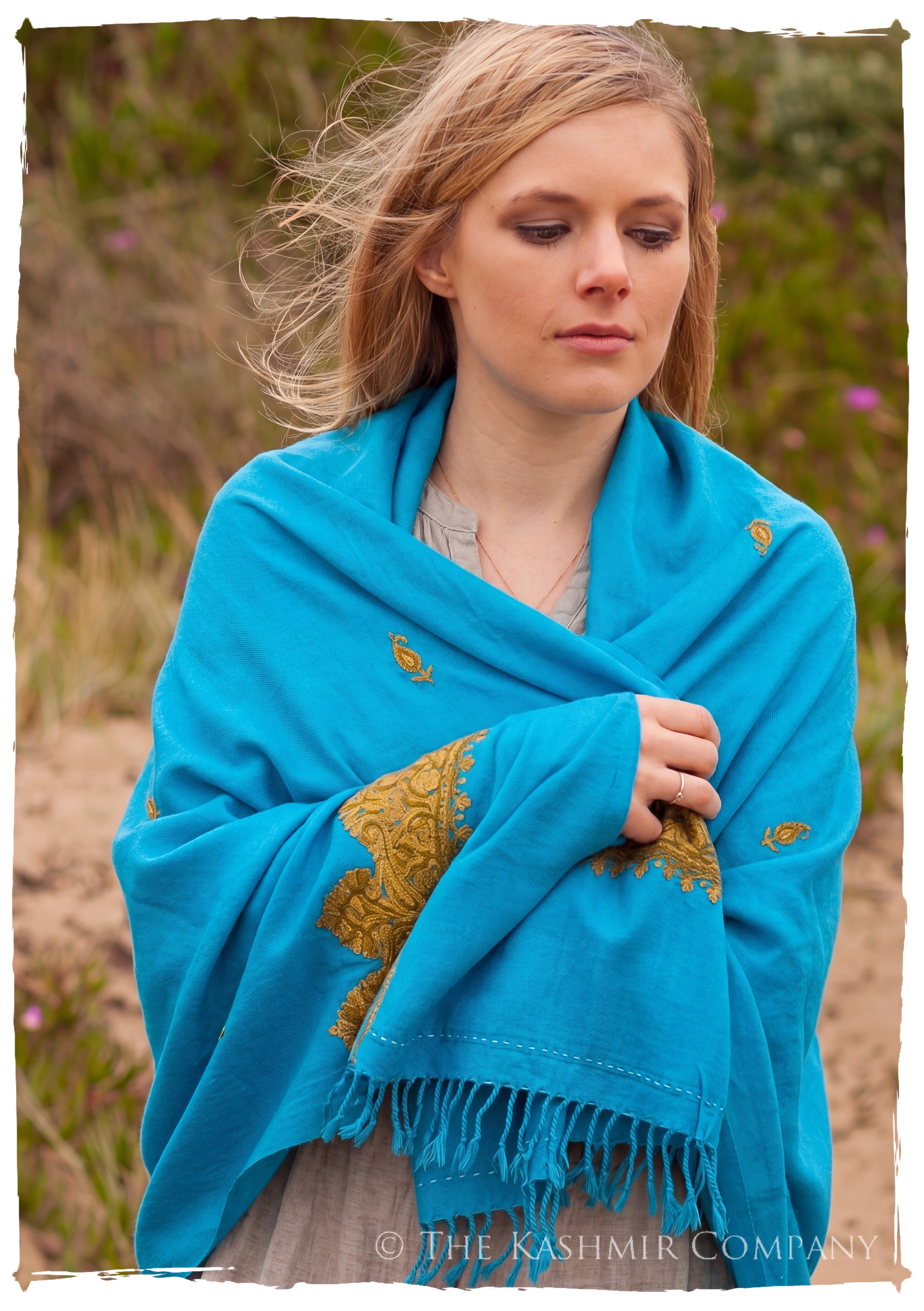Marceline Frontières Paisley Gift Shawl — lifestyle
