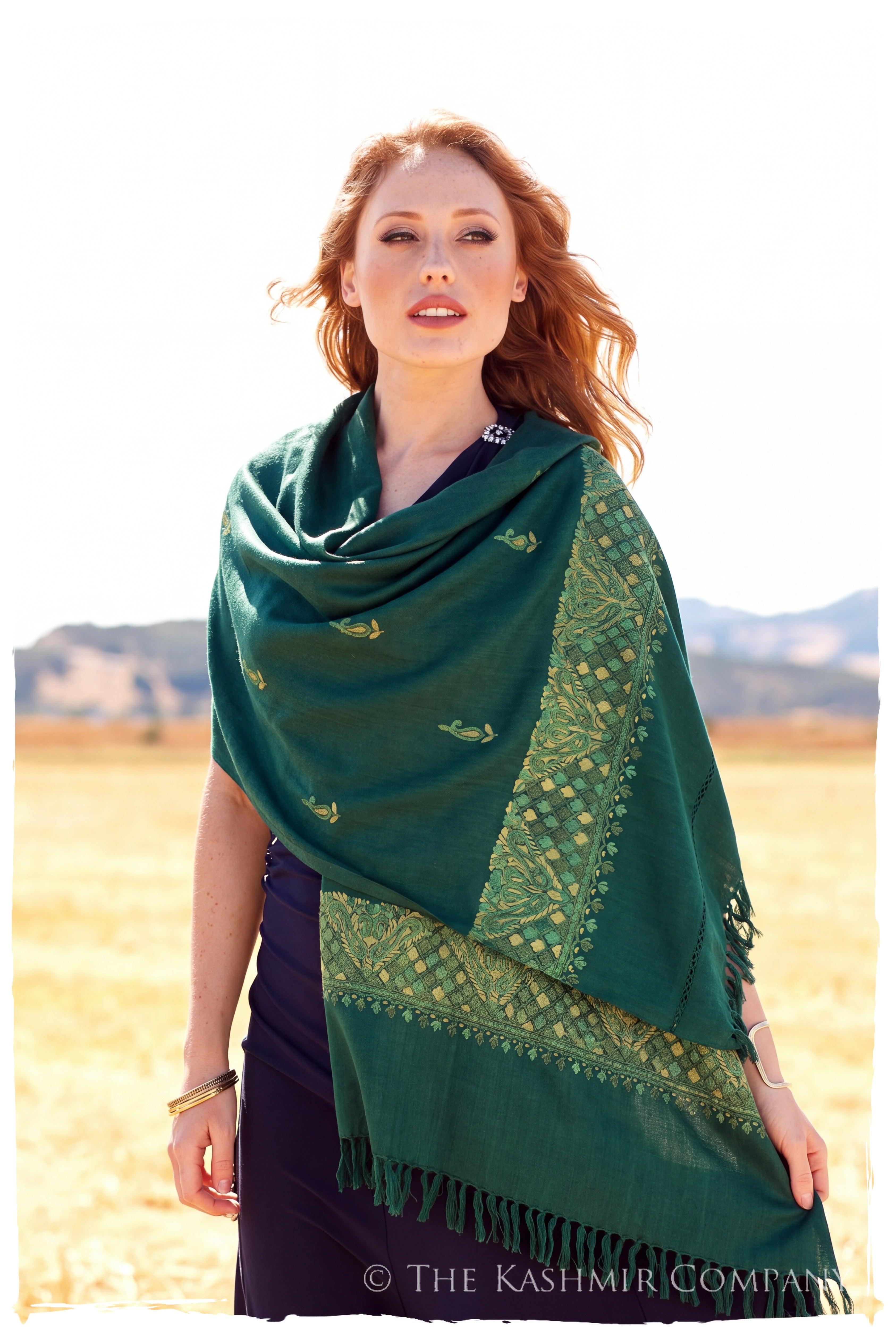Paloma Frontières Paisley Gift Shawl — lifestyle