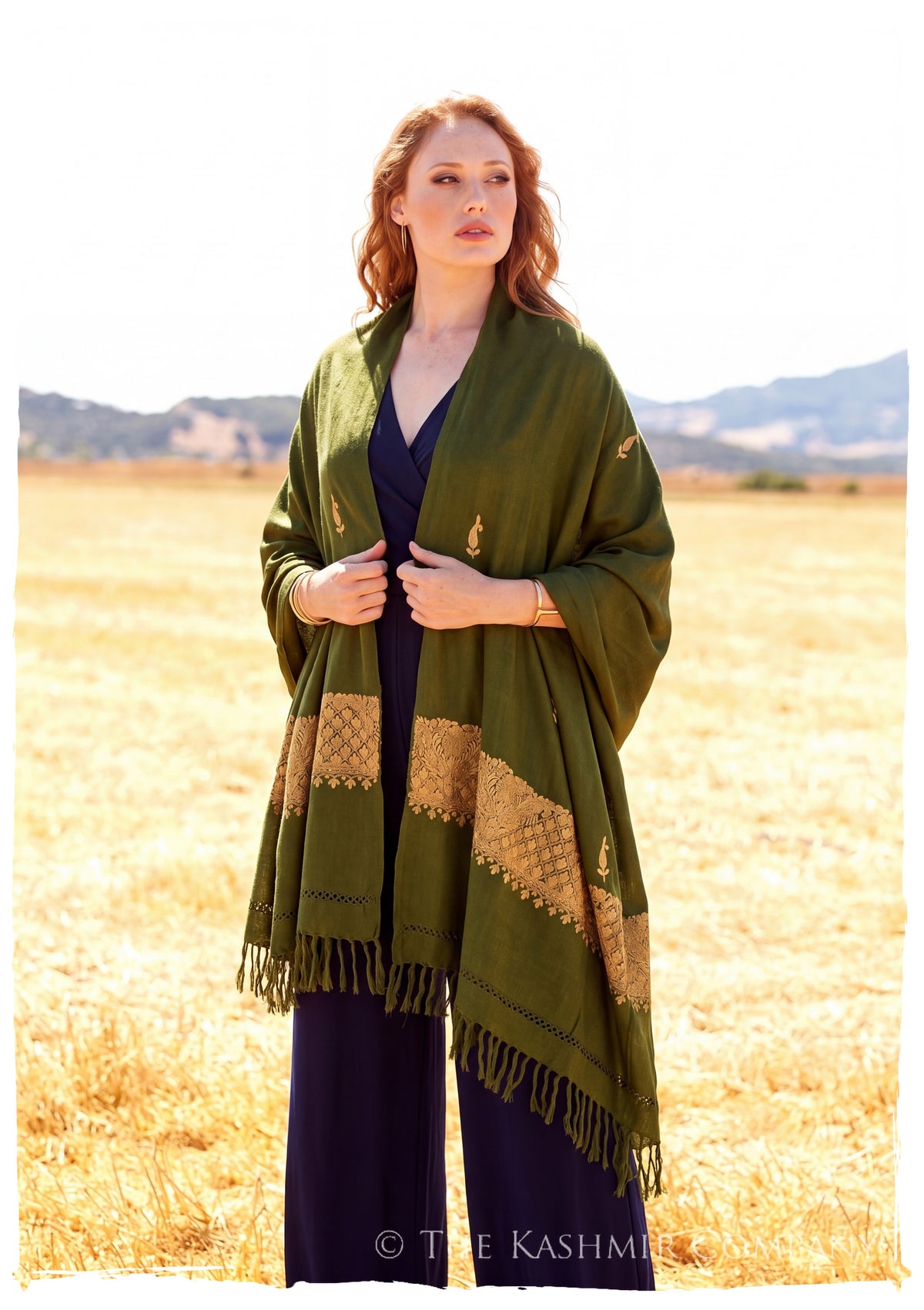 Pierina Frontières Paisley Gift Shawl — lifestyle