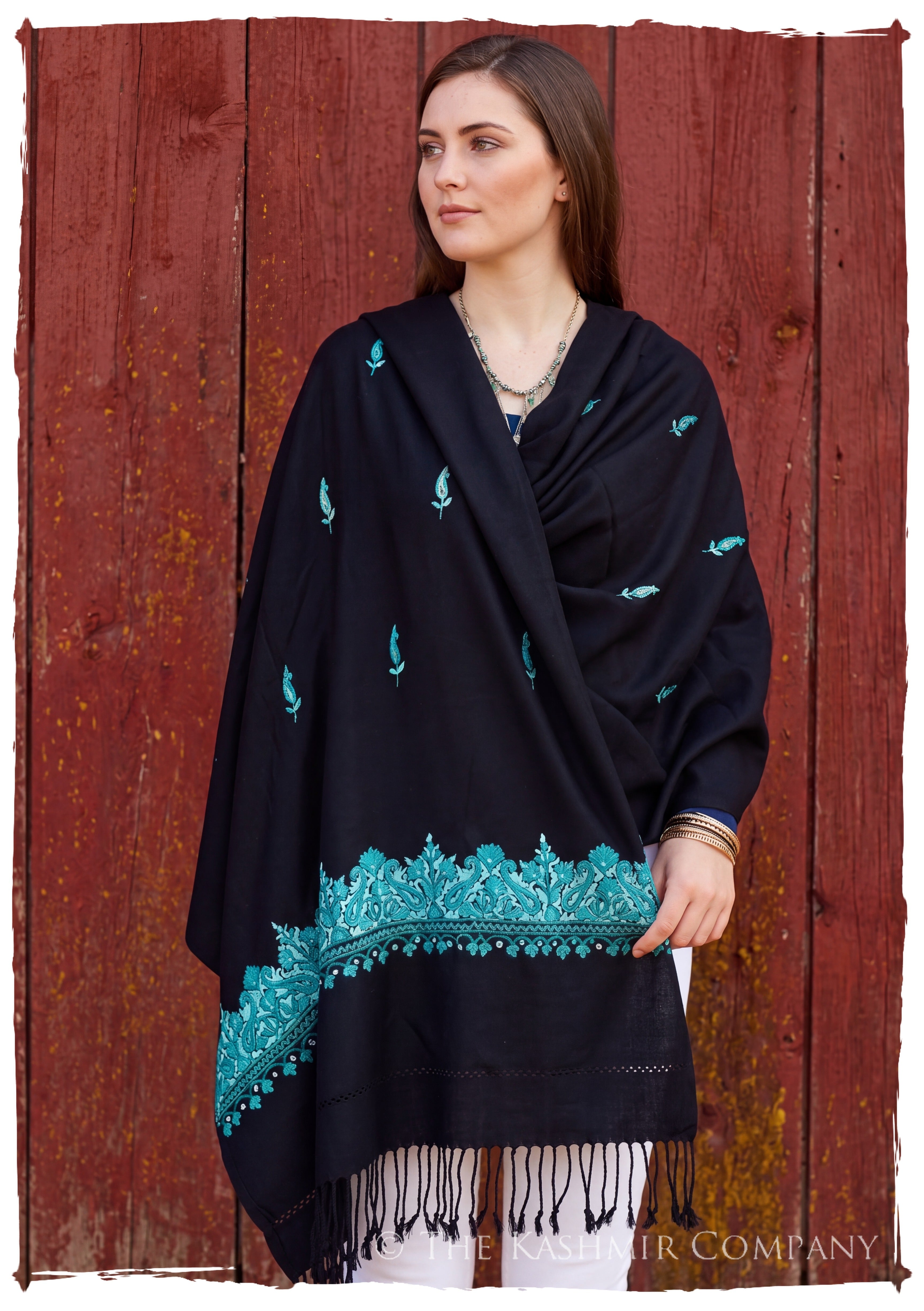 Zulema Frontières Paisley Gift Shawl — lifestyle