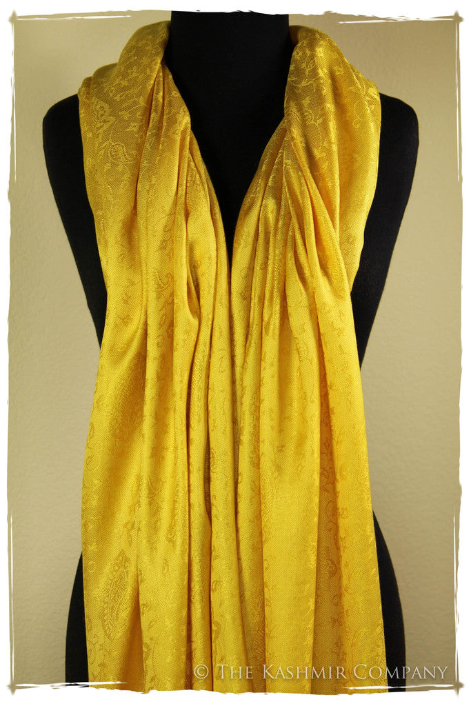 The Princess Buttercup Gold Silk Scarf