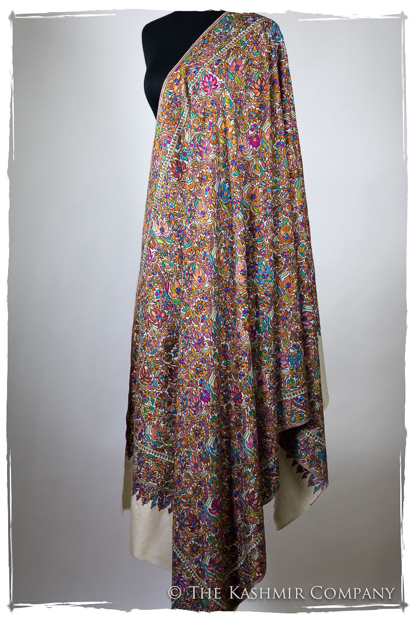 Fleur Tropicale Tahiti - Grand Pashmina Shawl