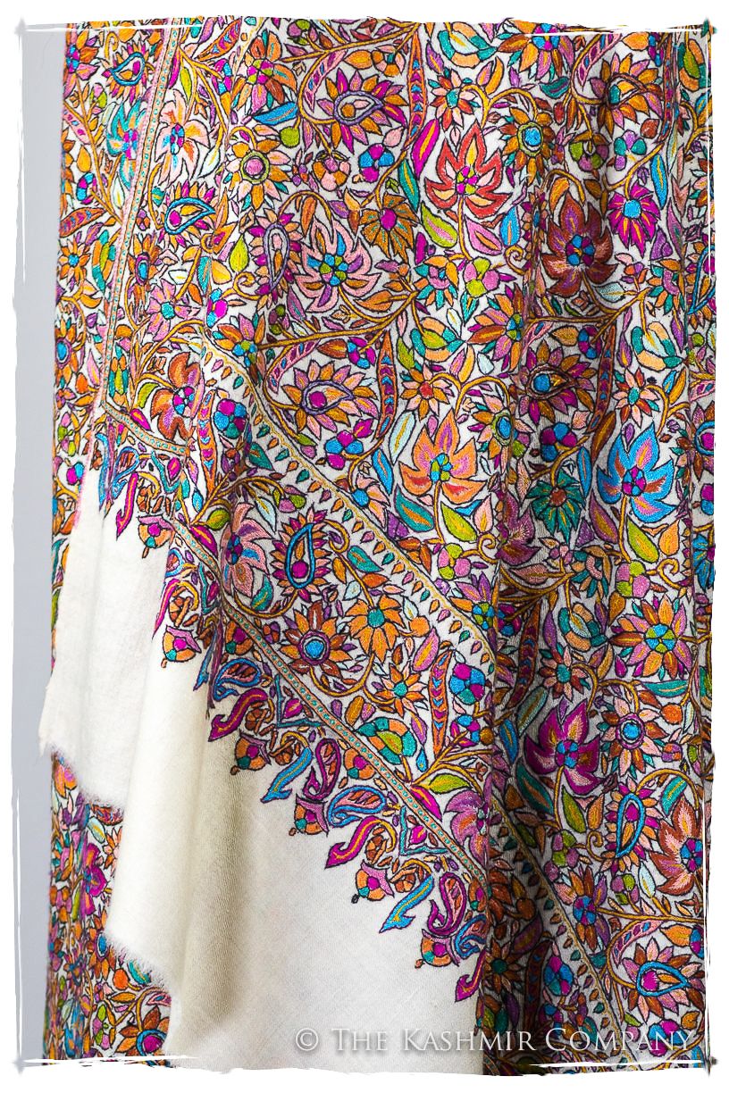 Fleur Tropicale Tahiti - Grand Pashmina Shawl