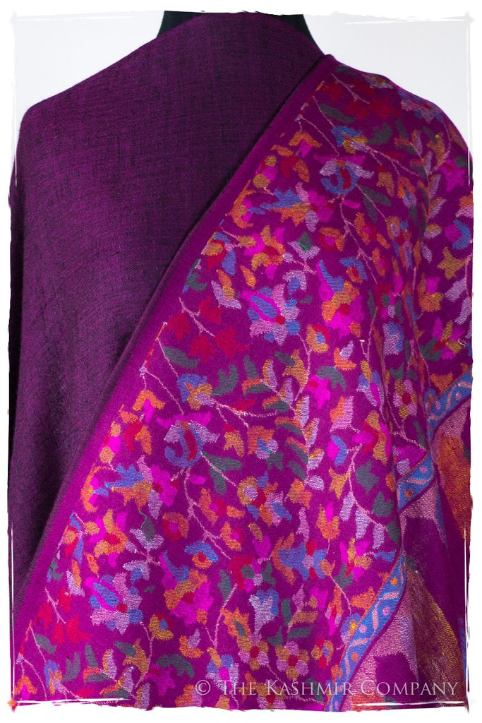 Stained Glass Jardin - Kani Grand Handloom Pashmina Shawl
