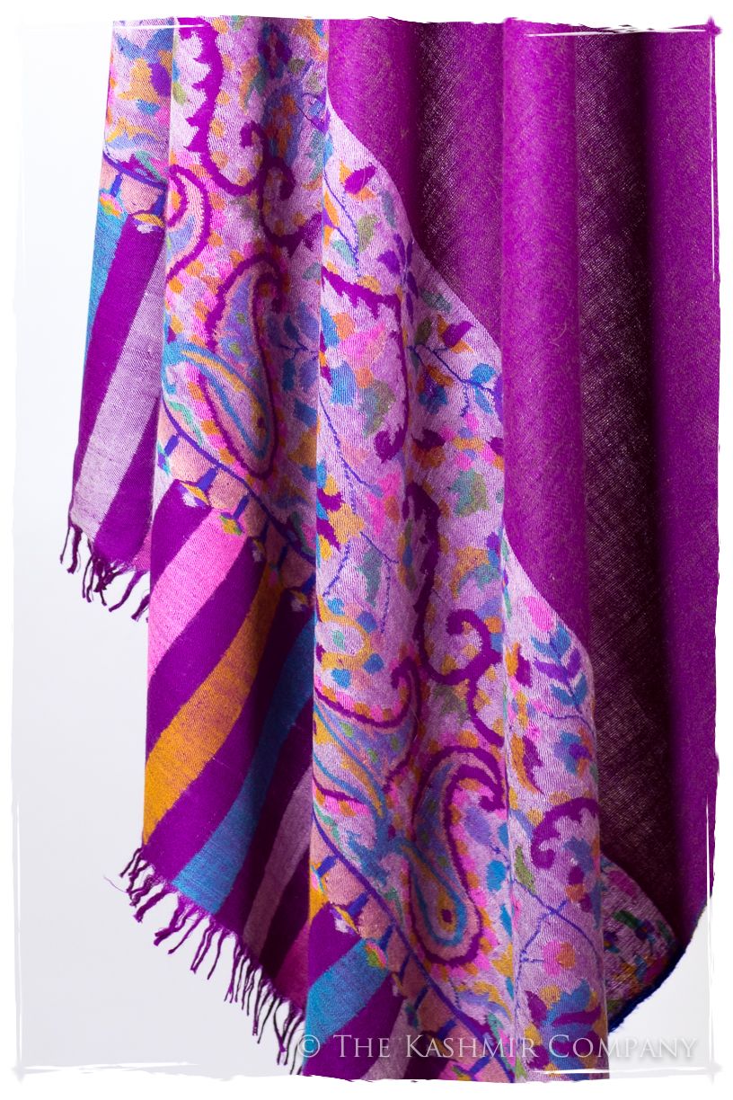 Stained Glass Luxe - Kani Grand Handloom Pashmina Shawl