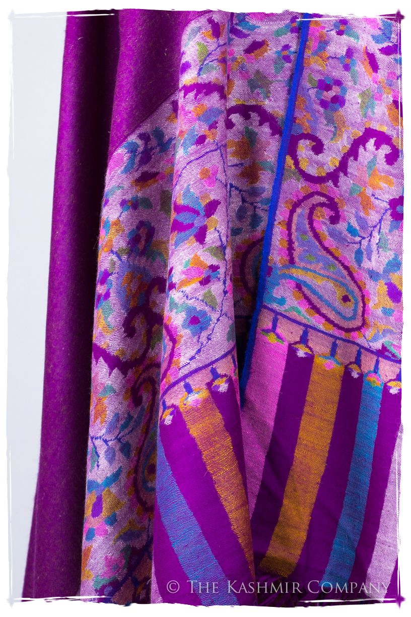Stained Glass Luxe - Kani Grand Handloom Pashmina Shawl