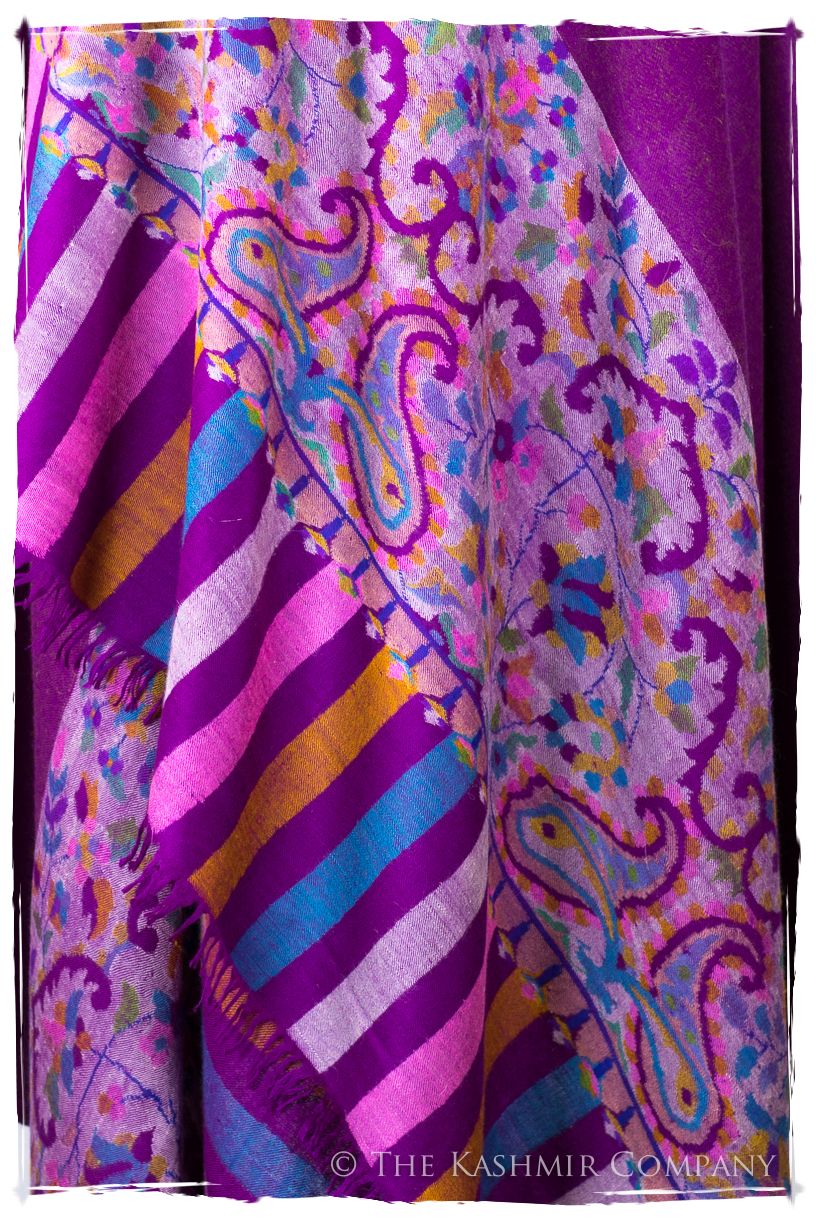 Stained Glass Luxe - Kani Grand Handloom Pashmina Shawl