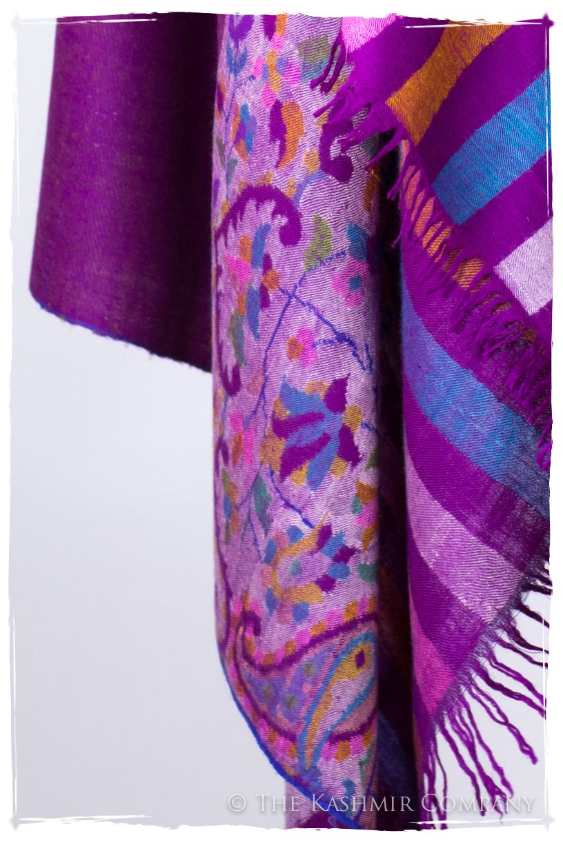 Stained Glass Luxe - Kani Grand Handloom Pashmina Shawl
