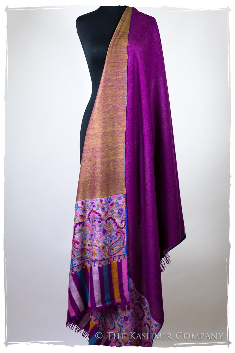 Stained Glass Luxe - Kani Grand Handloom Pashmina Shawl