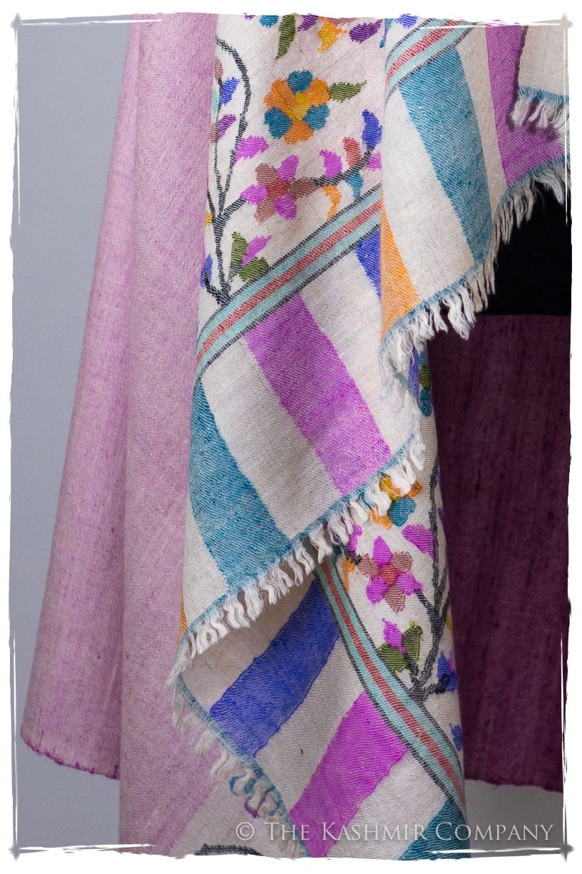 Verre Rose - Kani Grand Handloom Reversible Pashmina Shawl