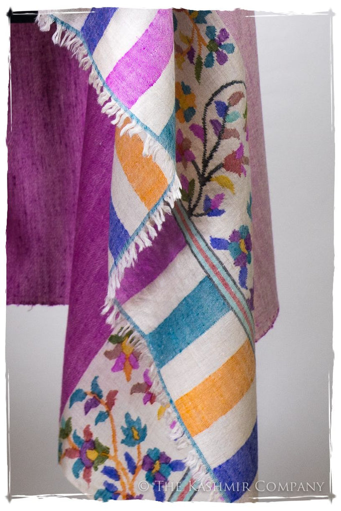 Verre Rose - Kani Grand Handloom Reversible Pashmina Shawl