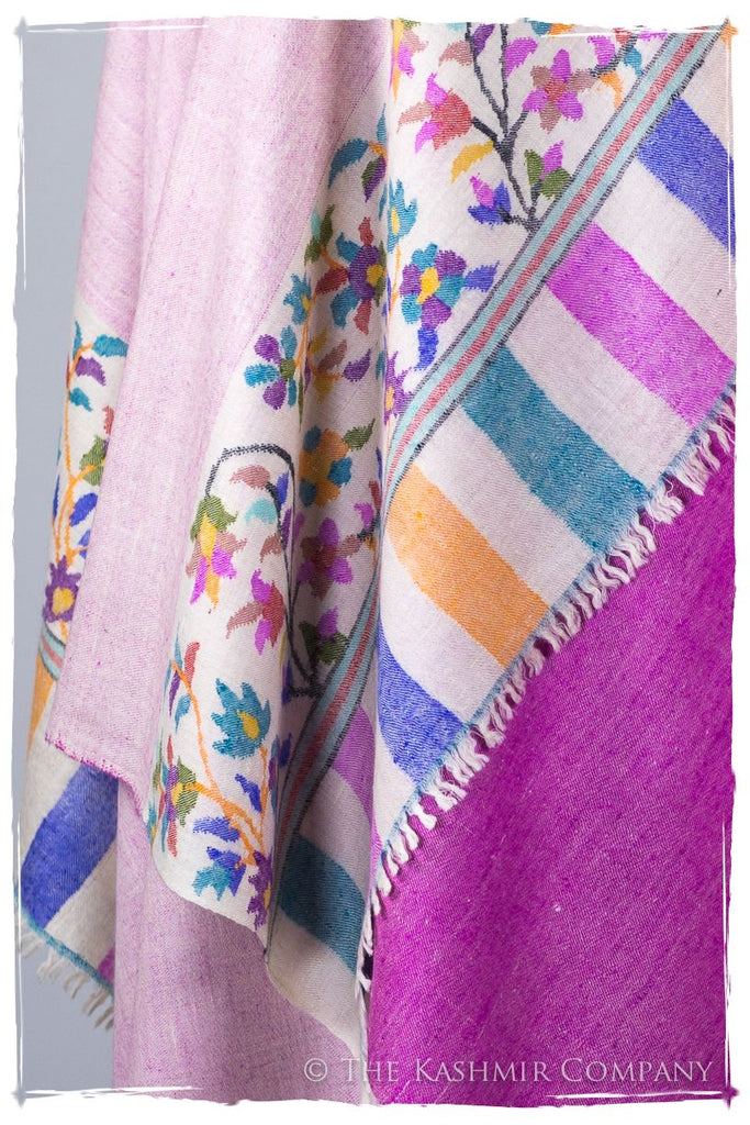 Verre Rose - Kani Grand Handloom Reversible Pashmina Shawl