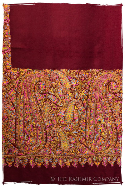 La Coquette Bordeaux - Grand Pashmina Shawl