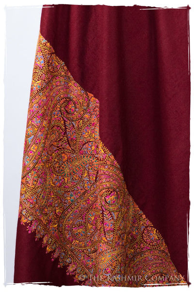 La Coquette Bordeaux - Grand Pashmina Shawl