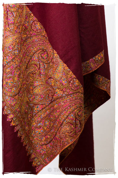 La Coquette Bordeaux - Grand Pashmina Shawl