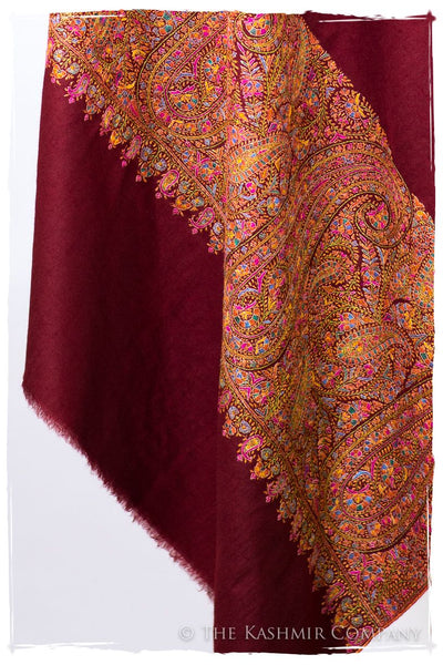 La Coquette Bordeaux - Grand Pashmina Shawl