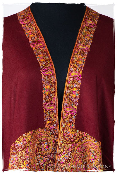 La Coquette Bordeaux - Grand Pashmina Shawl