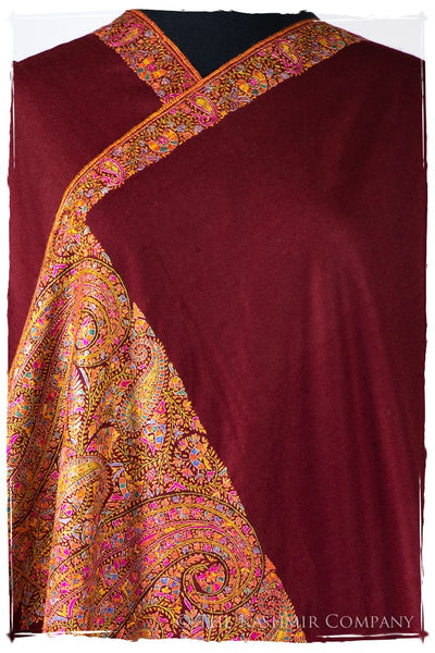 La Coquette Bordeaux - Grand Pashmina Shawl